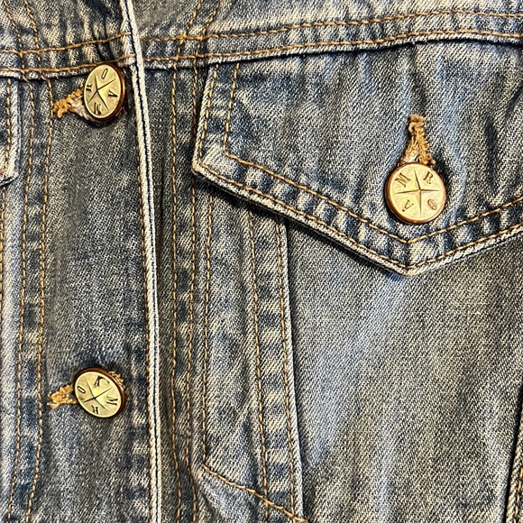 ROAM cropped denim jacket - Picture 3 of 7